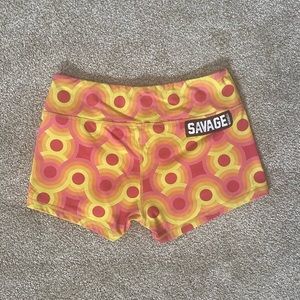 Savage Barbell Athletic Booty Shorts Women Medium
